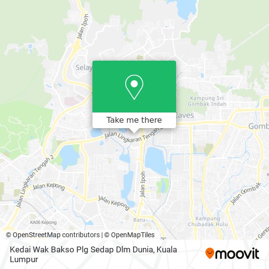 Peta Kedai Wak Bakso Plg Sedap Dlm Dunia