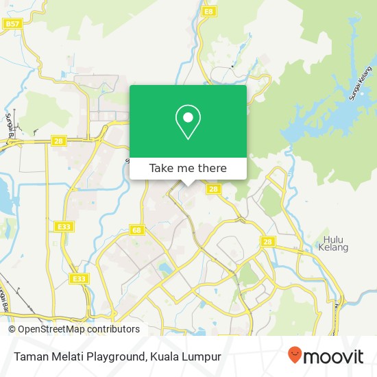 Taman Melati Playground map