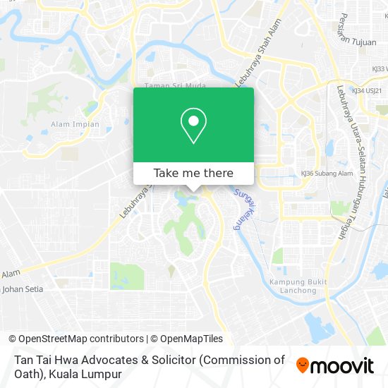 How To Get To Tan Tai Hwa Advocates Solicitor Commission Of Oath In Shah Alam By Bus Moovit