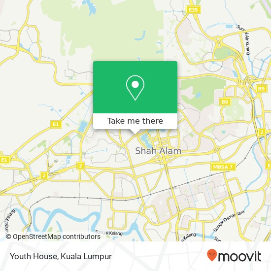 Youth House map