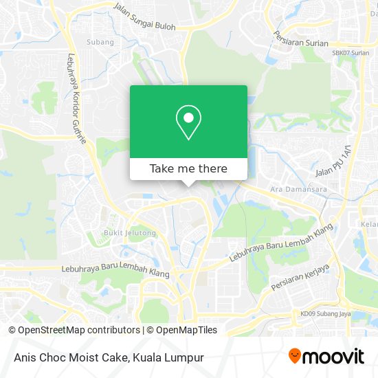 Anis Choc Moist Cake map