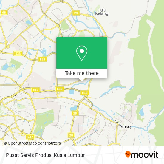 Pusat Servis Produa map