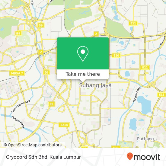 Cryocord Sdn Bhd map