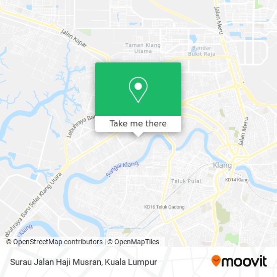 Peta Surau Jalan Haji Musran