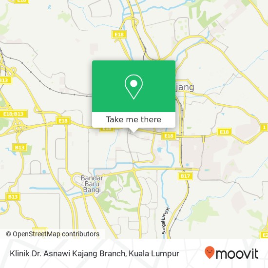 Klinik Dr. Asnawi Kajang Branch map