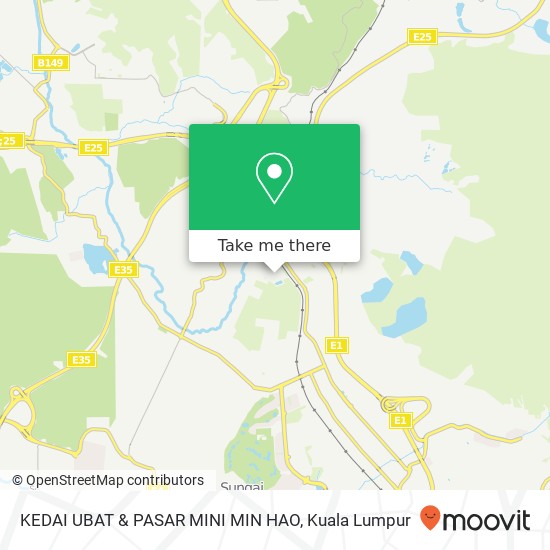 KEDAI UBAT & PASAR MINI MIN HAO map