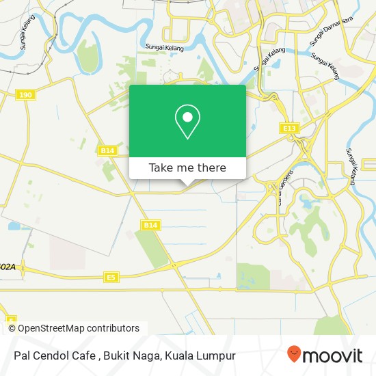 Pal Cendol Cafe , Bukit Naga map