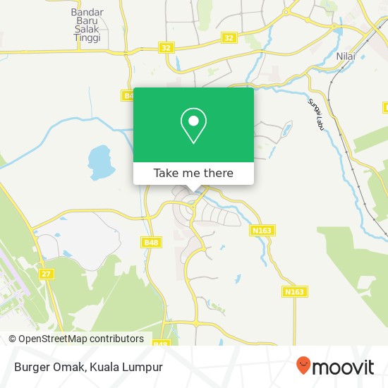Burger Omak map