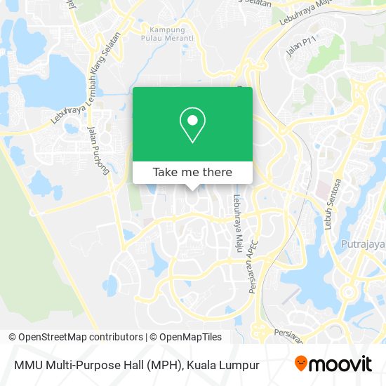 MMU Multi-Purpose Hall (MPH) map