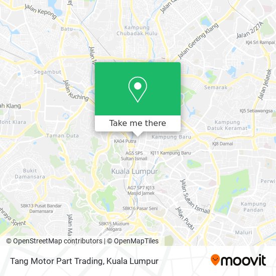 Tang Motor Part Trading map