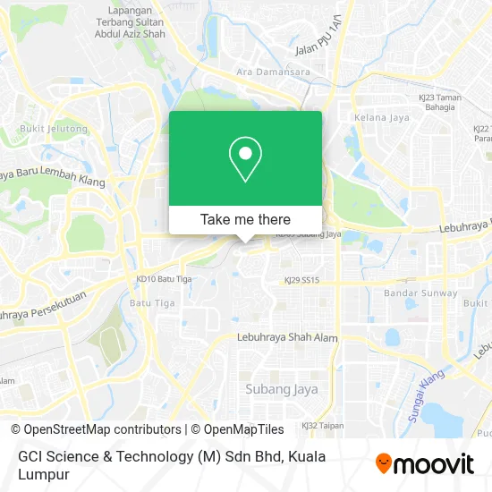 GCI Science & Technology (M) Sdn Bhd map