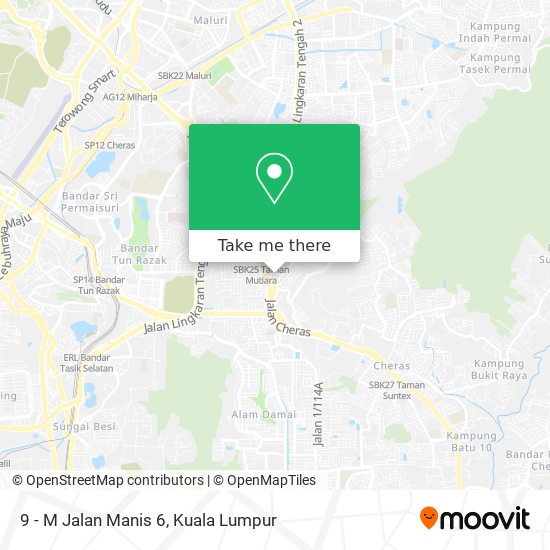 9 - M Jalan Manis 6 map