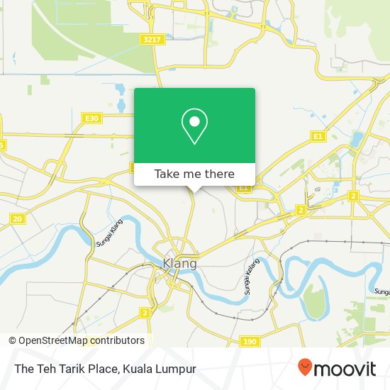 The Teh Tarik Place map
