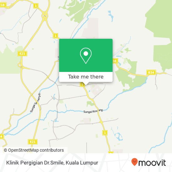 Klinik Pergigian Dr.Smile map