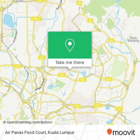 Peta Air Panas Food Court
