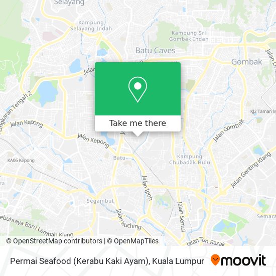 Permai Seafood (Kerabu Kaki Ayam) map