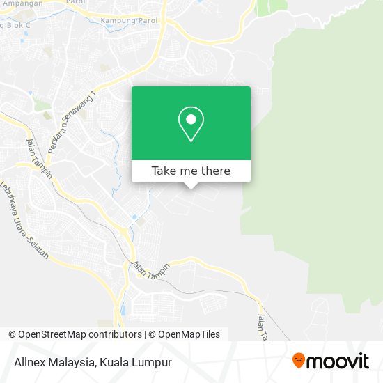 Allnex Malaysia map