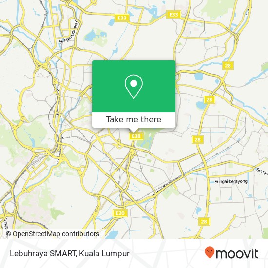 Lebuhraya SMART map