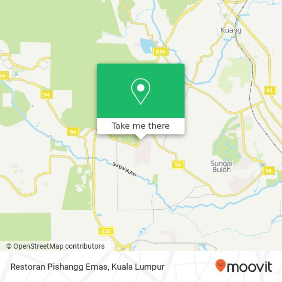 Peta Restoran Pishangg Emas