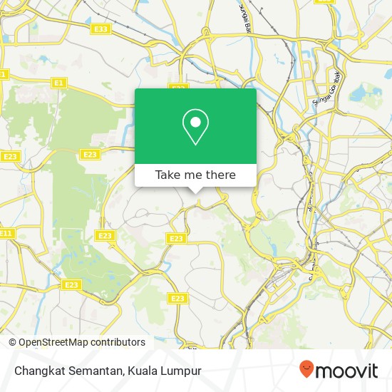 Changkat Semantan map