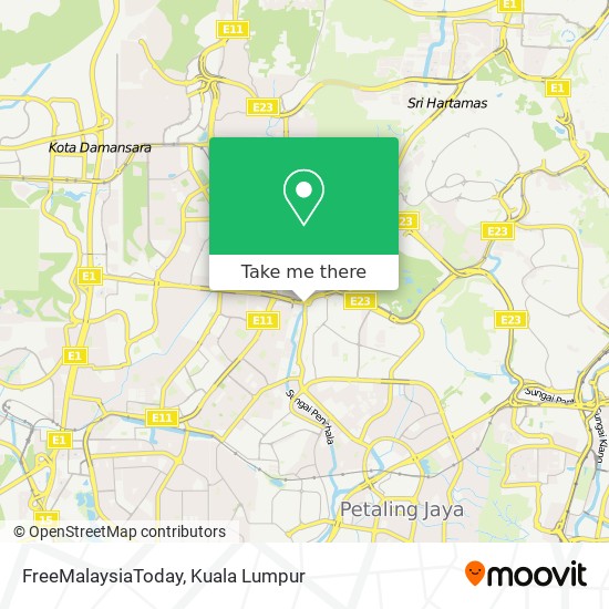 Peta FreeMalaysiaToday