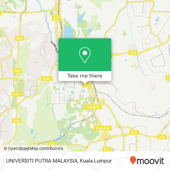 Peta UNIVERSITI PUTRA MALAYSIA