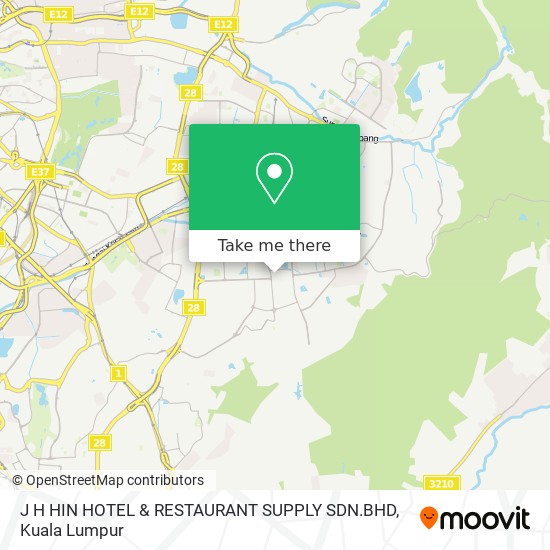 J H HIN HOTEL & RESTAURANT SUPPLY SDN.BHD map