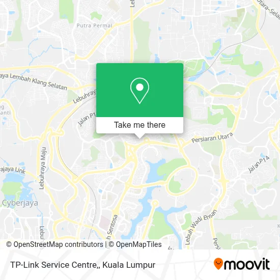 TP-Link Service Centre, map
