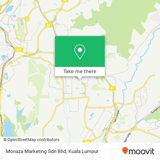 Monaza Marketing Sdn Bhd map