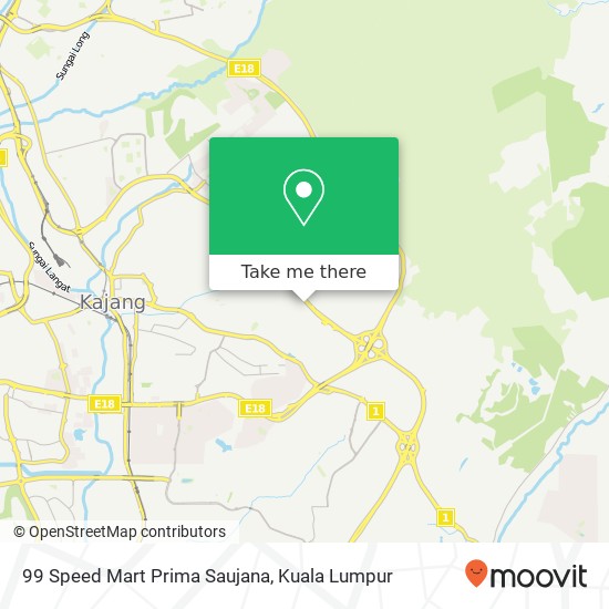 99 Speed Mart Prima Saujana map