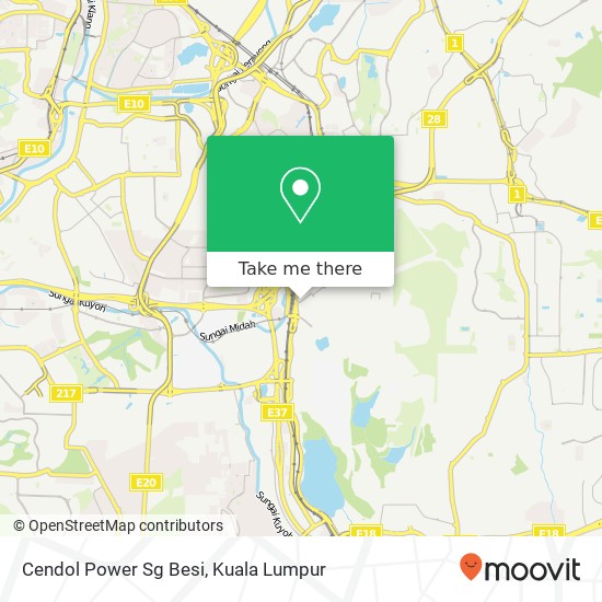 Cendol Power Sg Besi map