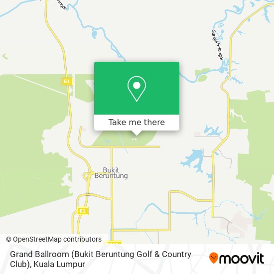 Grand Ballroom (Bukit Beruntung Golf & Country Club) map
