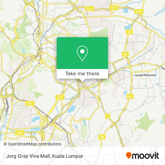Jorg Gray Viva Mall map