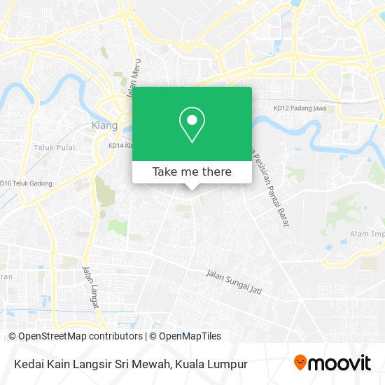 Kedai Kain Langsir Sri Mewah map