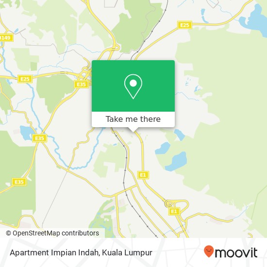 Apartment Impian Indah map