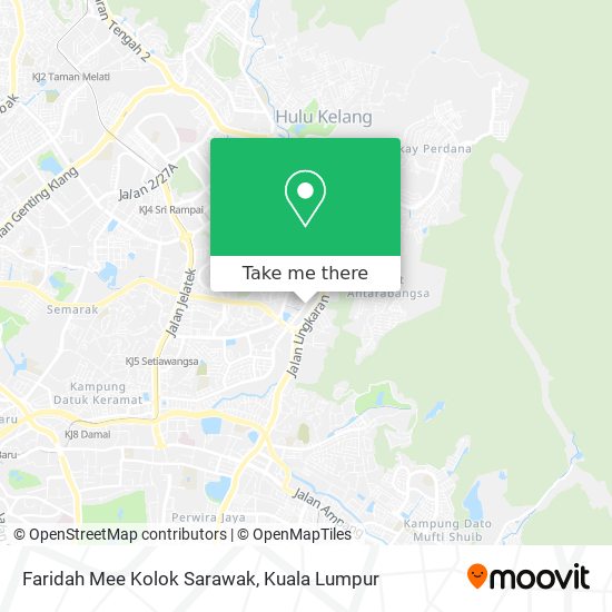 Peta Faridah Mee Kolok Sarawak