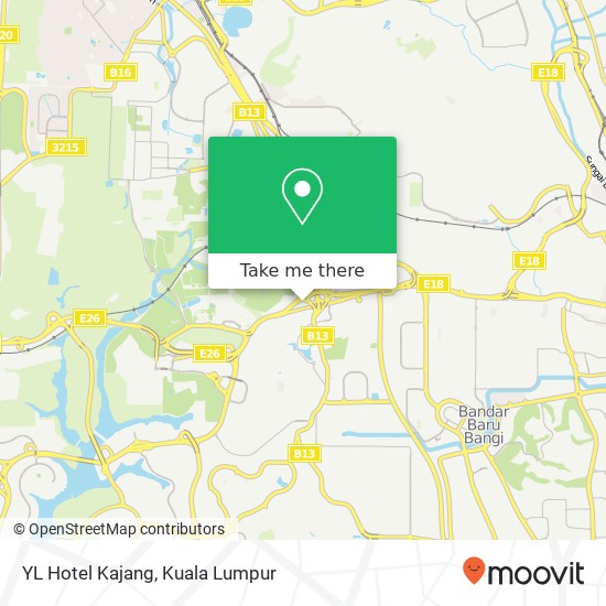 YL Hotel Kajang map