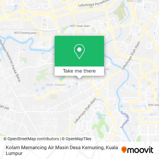 Kolam Memancing Air Masin Desa Kemuning map