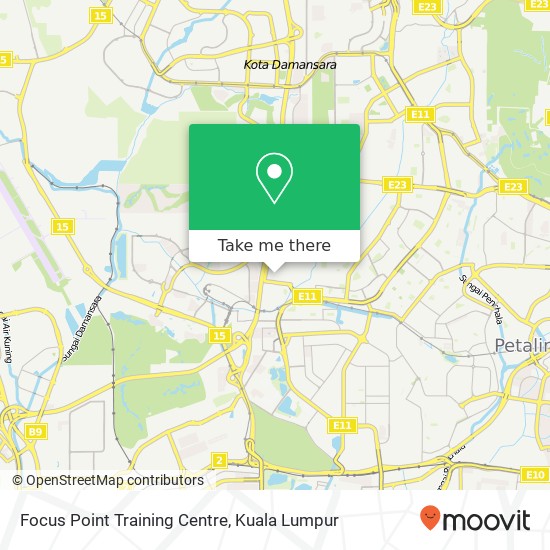 Focus Point Training Centre map