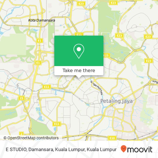 E STUDIO, Damansara, Kuala Lumpur map