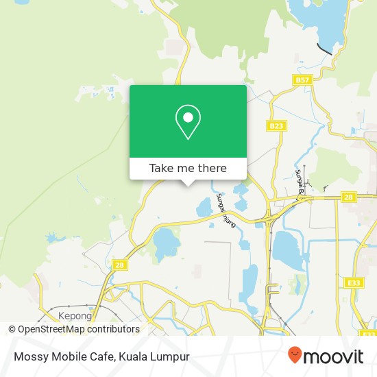 Mossy Mobile Cafe map