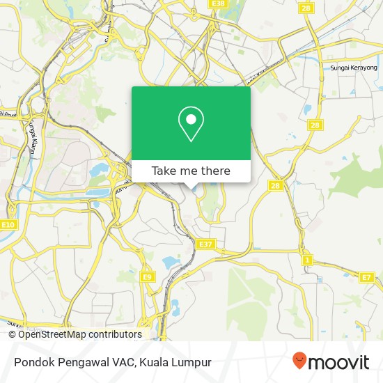 Pondok Pengawal VAC map