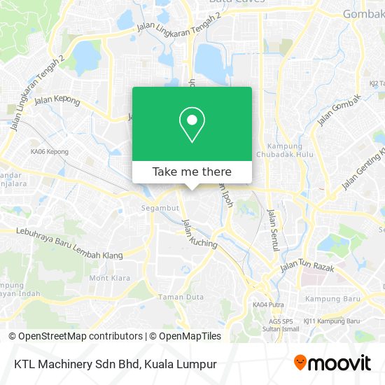 KTL Machinery Sdn Bhd map