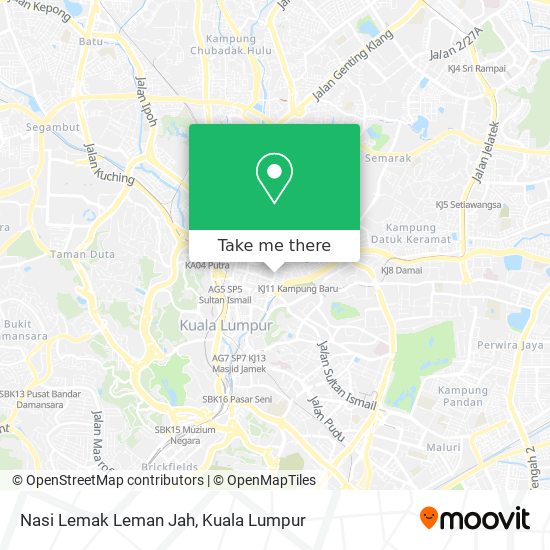 Nasi Lemak Leman Jah map