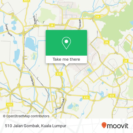 510 Jalan Gombak map