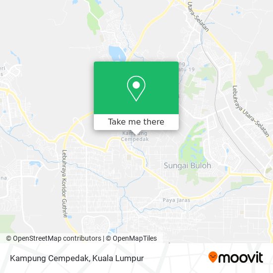 Kampung Cempedak map