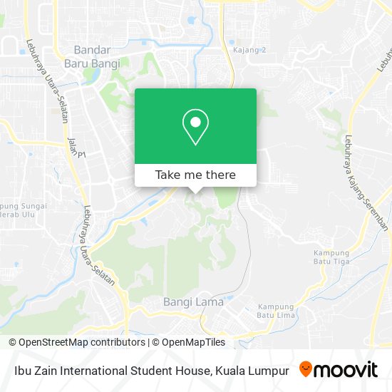 Ibu Zain International Student House map