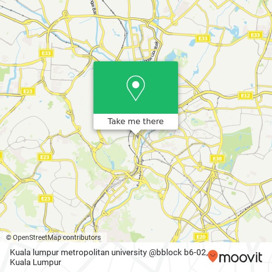 Kuala lumpur metropolitan university @bblock b6-02 map