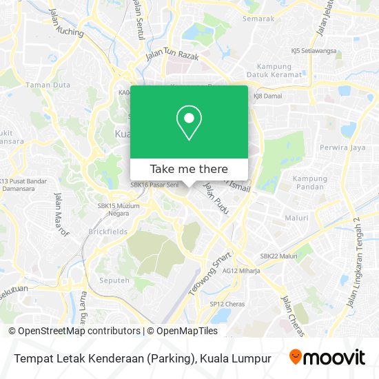 Peta Tempat Letak Kenderaan (Parking)