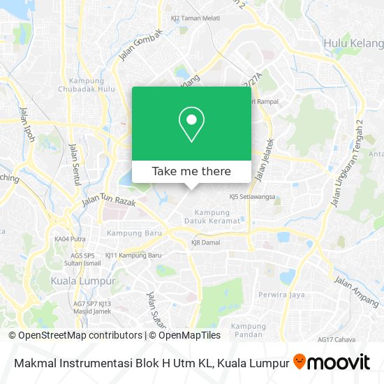 Makmal Instrumentasi Blok H Utm KL map